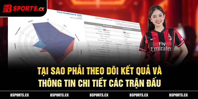 Tại sao phải theo dõi kết quả và thông tin chi tiết các trận đấu